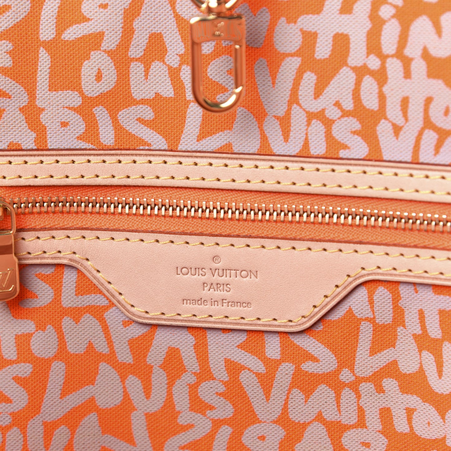 Monogram Graffiti Neverfull GM Orange
