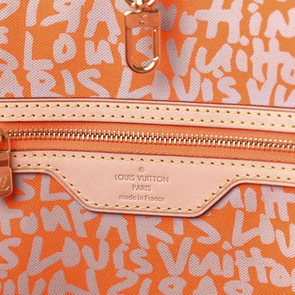 Louis Vuitton Monogram Graffiti Neverfull GM Orange 6 of 9
