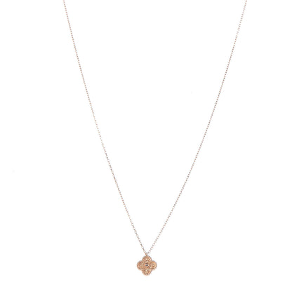 Van Cleef & Arpels 18K Rose Gold Sweet Alhambra Pendant Necklace 1 of 9