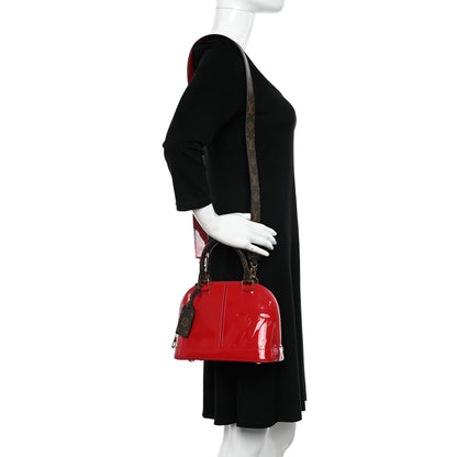 Louis Vuitton Patent Monogram Alma BB Scarlet 2 of 11