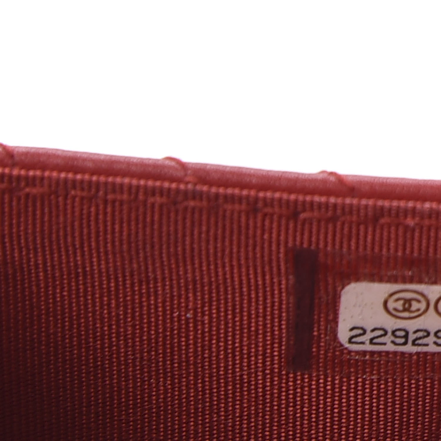 Chanel Lambskin Quilted Boy Flap Card Holder Red 9 of 10