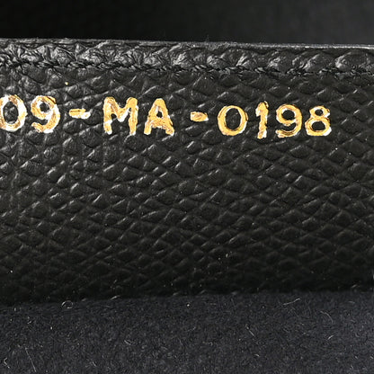 Christian Dior Grained Calfskin Saddle Bag Black 7 of 10