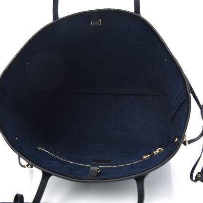 Louis Vuitton Empreinte Monogram Giant Neverfull MM Black 5 of 10