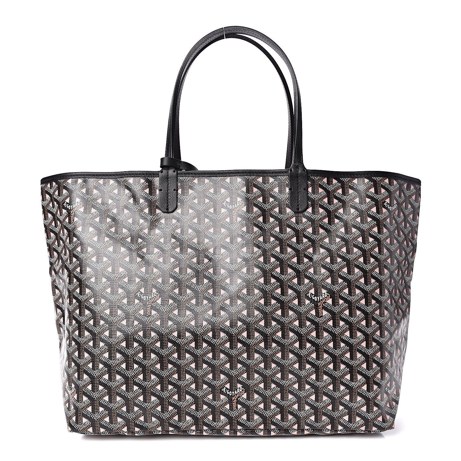 Goyard Goyardine Saint Louis Claire Voie PM Black Pink 3 of 11