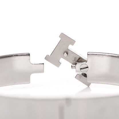 Hermes Enamel Narrow Clic Clac H Bracelet GM Black 5 of 5