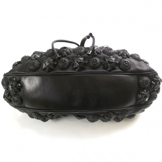 Prorsum Leather Mason Warrior Studded Hobo