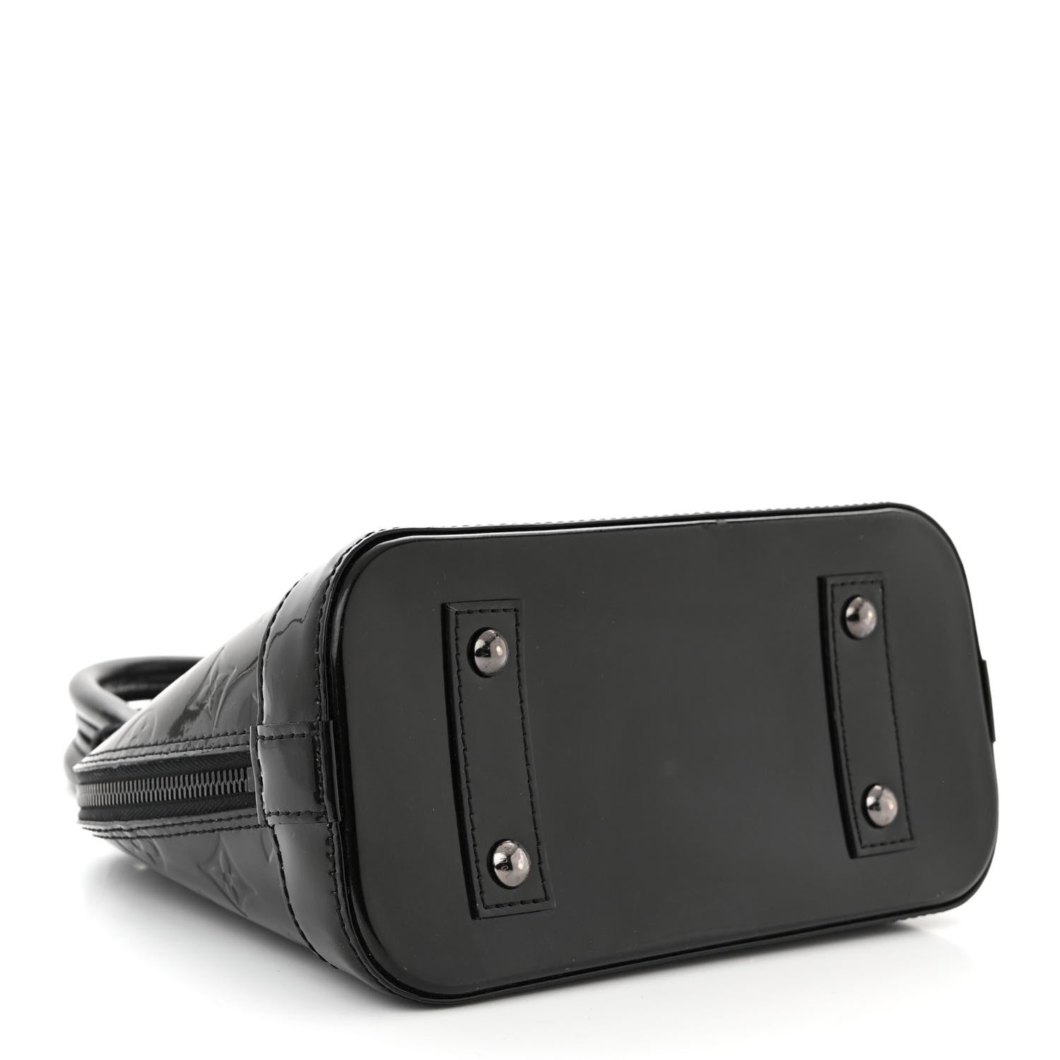Louis Vuitton Vernis Alma BB Noir Magnetique 4 of 10