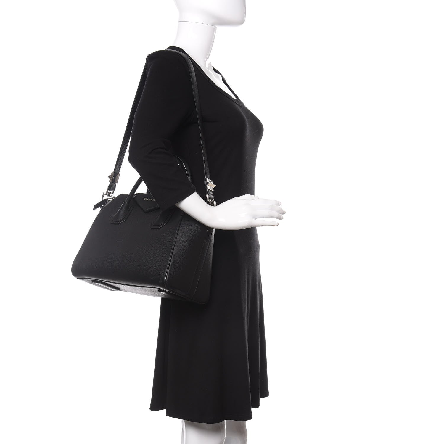 Givenchy Sugar Goatskin Small Antigona Black 2 of 10