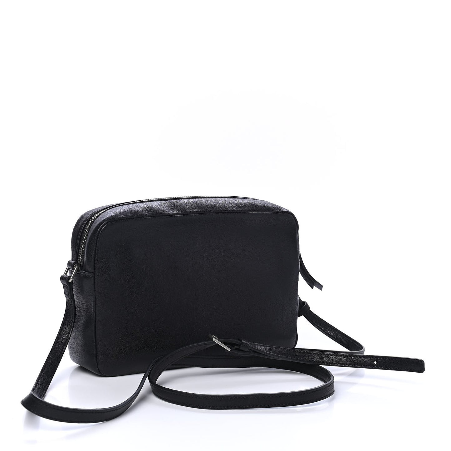 Lambskin Monogram Small Lou Camera Bag Black