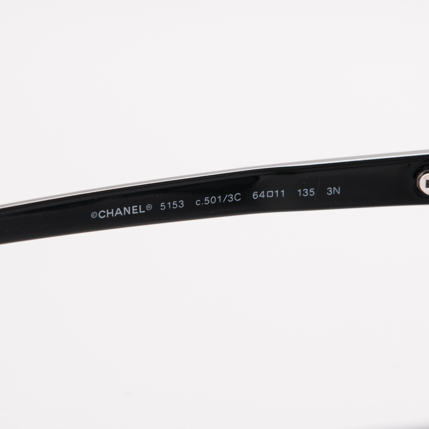 Chanel CC Sunglasses 5153 Black 5 of 7