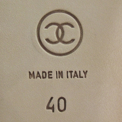Chanel Patent Classic CC Ballet Flats 40 Red 6 of 9
