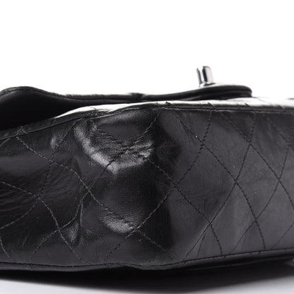 Chanel Lambskin Quilted Medium Double Flap Black 10 of 12