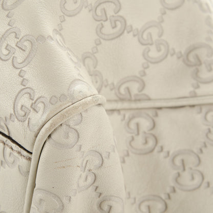 Gucci Guccissima Medium Sukey Tote Mystic White 9 of 11