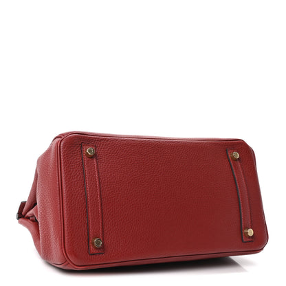Hermes Togo Birkin 30 Rouge H 4 of 10