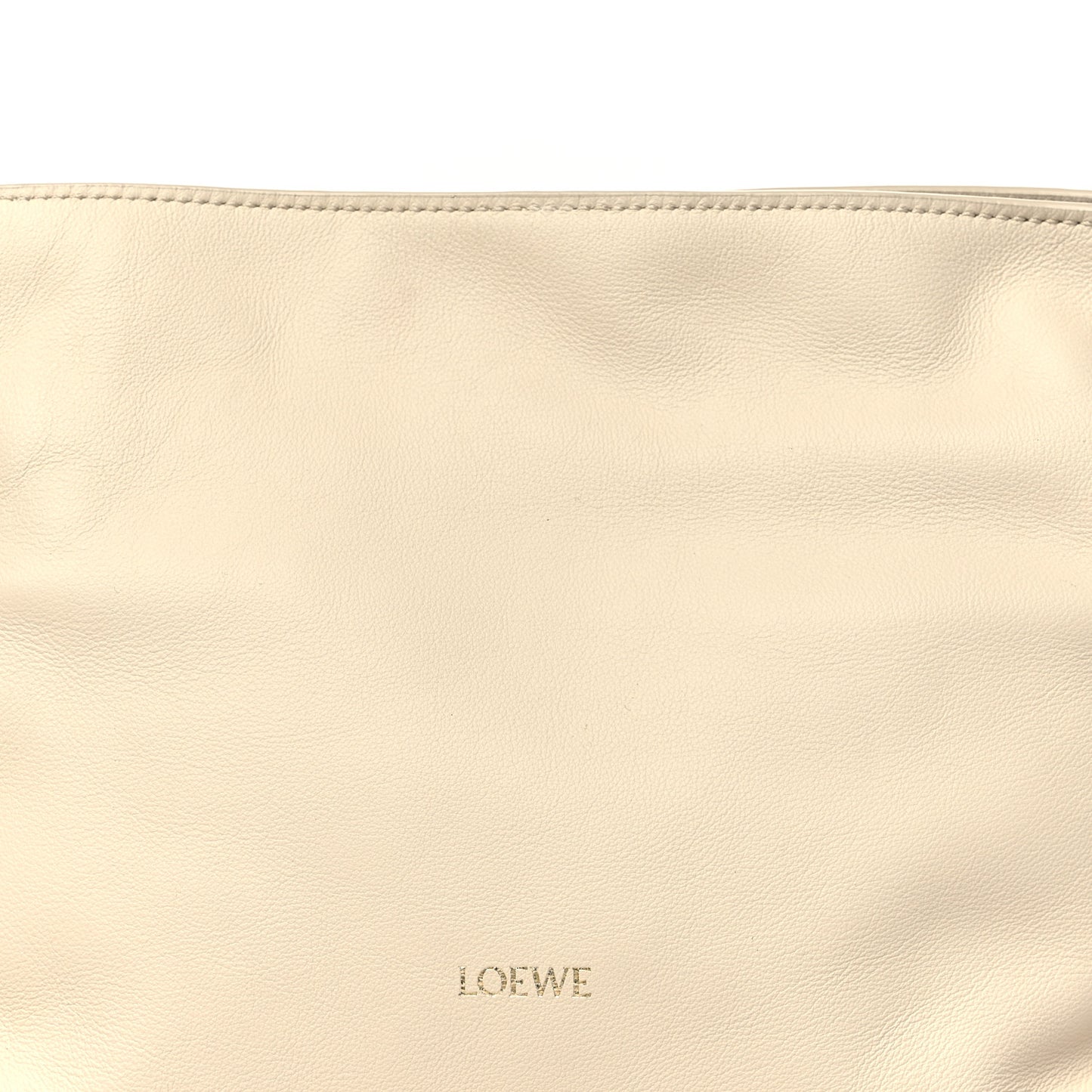 Calfskin Mini Flamenco Knot Clutch Angora