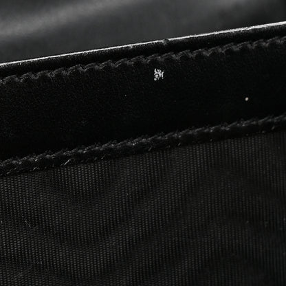Gucci Calfskin Matelasse GG Marmont Chain Wallet Black 14 of 20