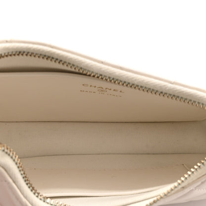 Chanel Aged Calfskin Quilted Small Chanel 19 Hobo White 5 of 10
