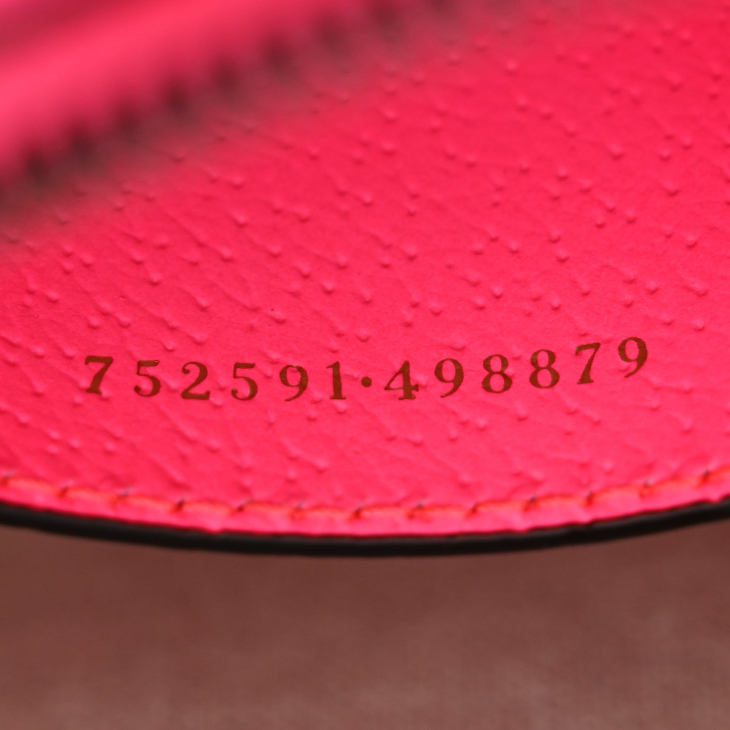 GG Supreme Monogram Textured Dollar Calfskin Web Ophidia Small Crossbody Bag Beige Ebony Fuchsia