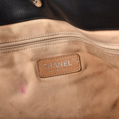 Chanel Caviar Quilted Expandable Zip Shoulder Bag Black 8 of 16