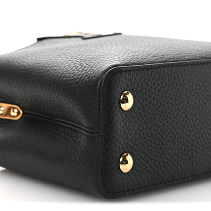 Louis Vuitton Taurillon Mini Capucines Black 8 of 11