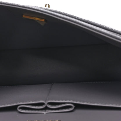 Chanel Caviar Quilted Medium Double Flap Dark Grey 5 of 10
