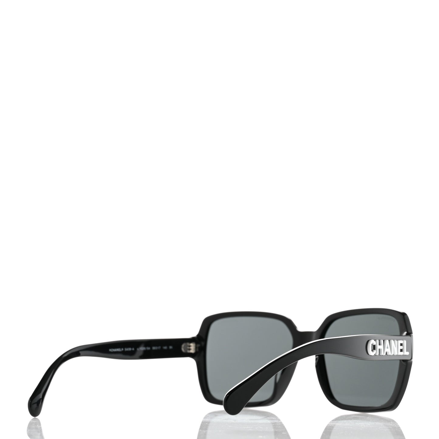 Acetate Square Sunglasses 5408 Black