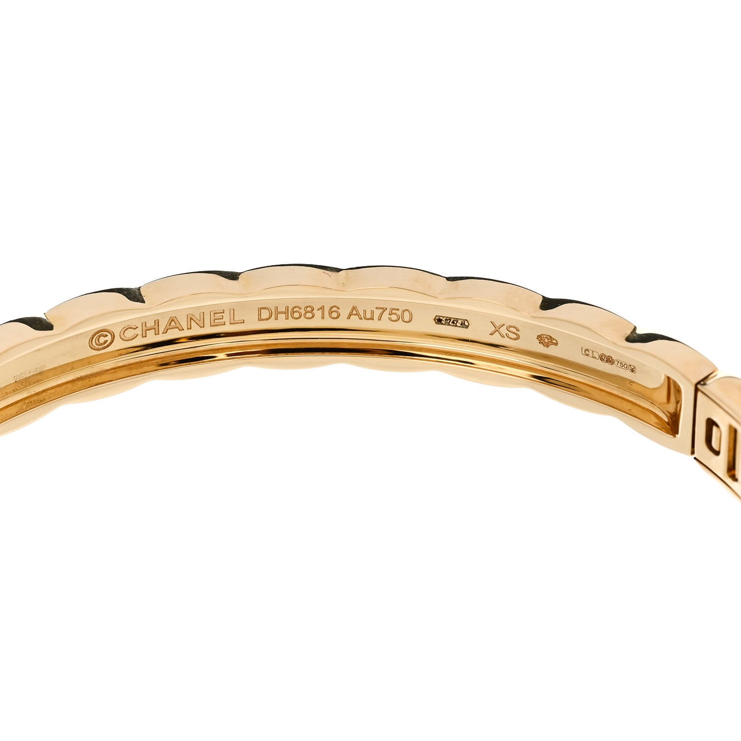 18K Yellow Gold Diamond Coco Crush Bracelet XS