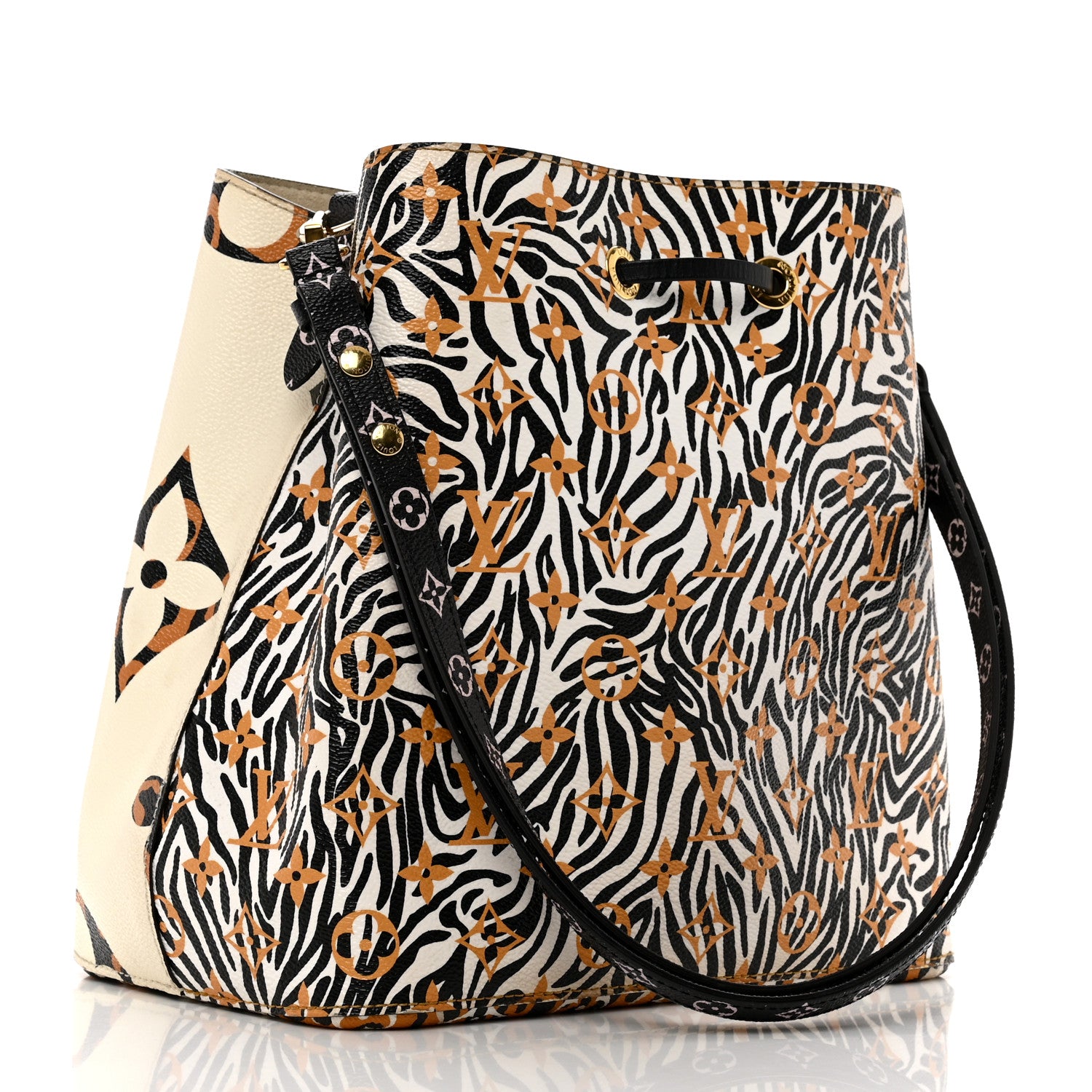 Louis Vuitton Monogram Giant Jungle NéoNoé Ivory 3 of 8