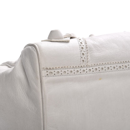 Balenciaga Agneau Giant Brogues Hardware Mid Day White 17 of 22