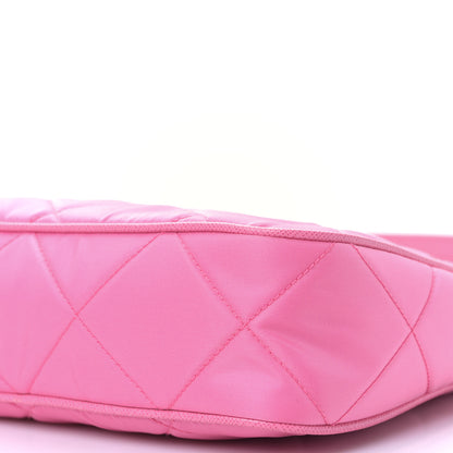 Prada Re-Nylon Saffiano Stitched Mini Re-Edition 1995 Chaine Shoulder Bag Begonia 8 of 8