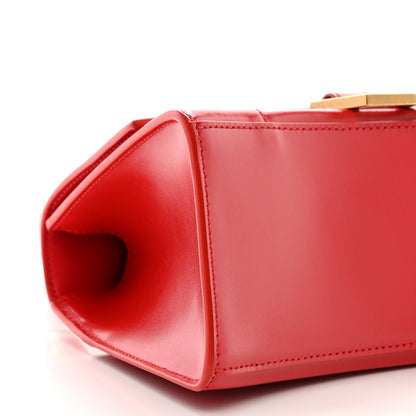 Balenciaga Shiny Box Calfskin Small Hourglass Top Handle Bag Bright Red 9 of 10
