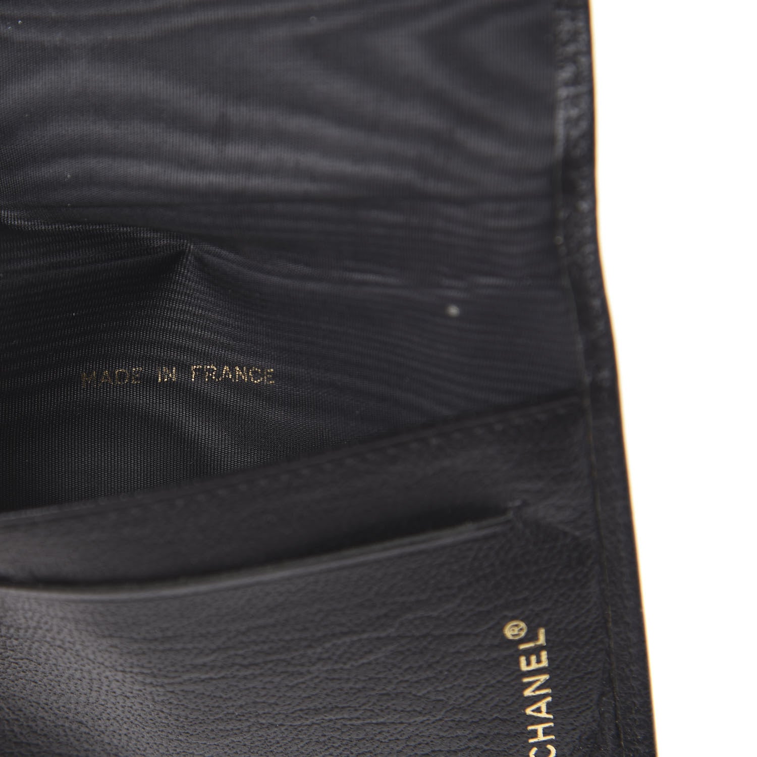 Chanel Goatskin Card Holder Wallet Black 6 of 6