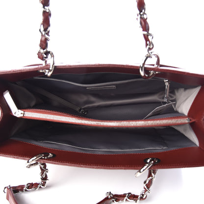 Chanel Caviar Quilted Grand Shopping Tote GST Dark Burgundy 6 of 11