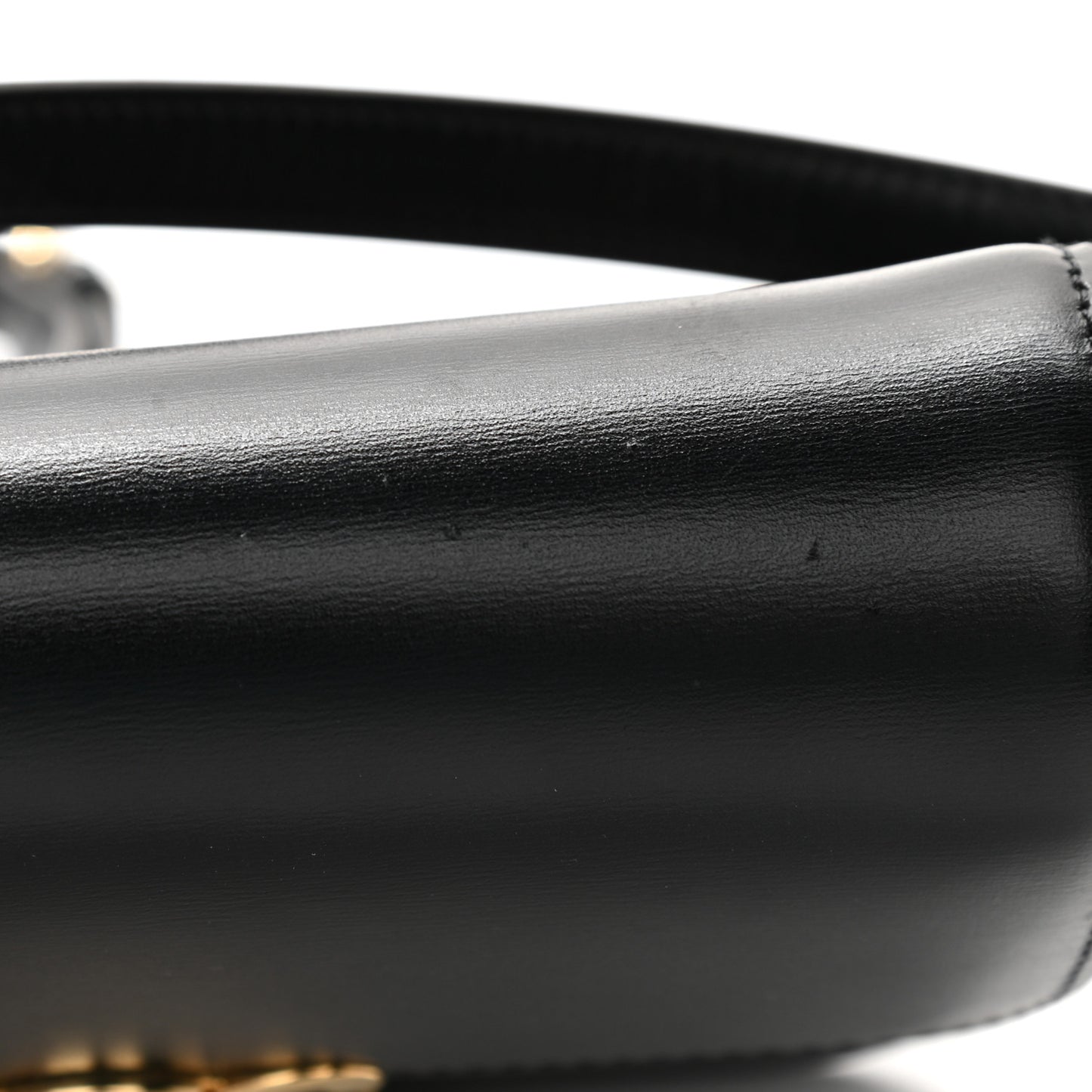 Shiny Calfskin Nano Triomphe Black