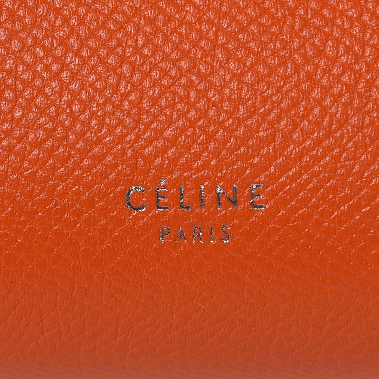 Baby Grained Calfskin Micro Belt Bag Orange
