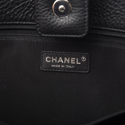Chanel Deerskin Cerf Executive Shopper Tote Black 6 of 11