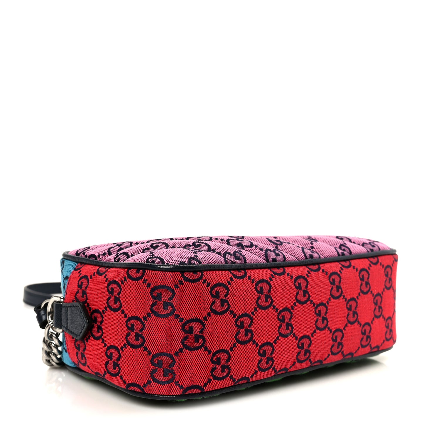 Monogram Multicolor Matelasse Diagonal Small GG Marmont Chain Shoulder Bag Pink Blue Green Red Light Blue