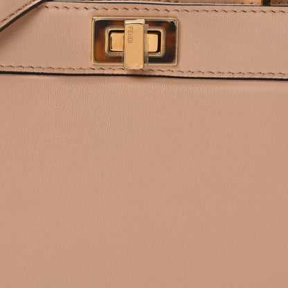 Fendi Shiny Nappa Plexiglass Petite Peekaboo I SEE U Satchel Light Rose 7 of 10