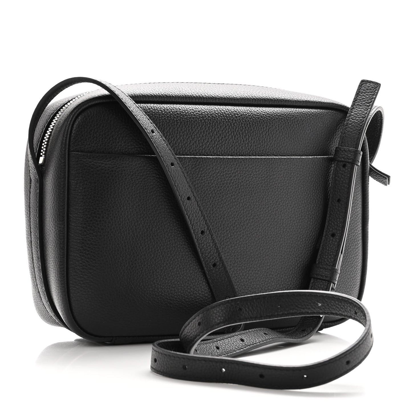 Calfskin Logo M Everyday Camera Bag Black