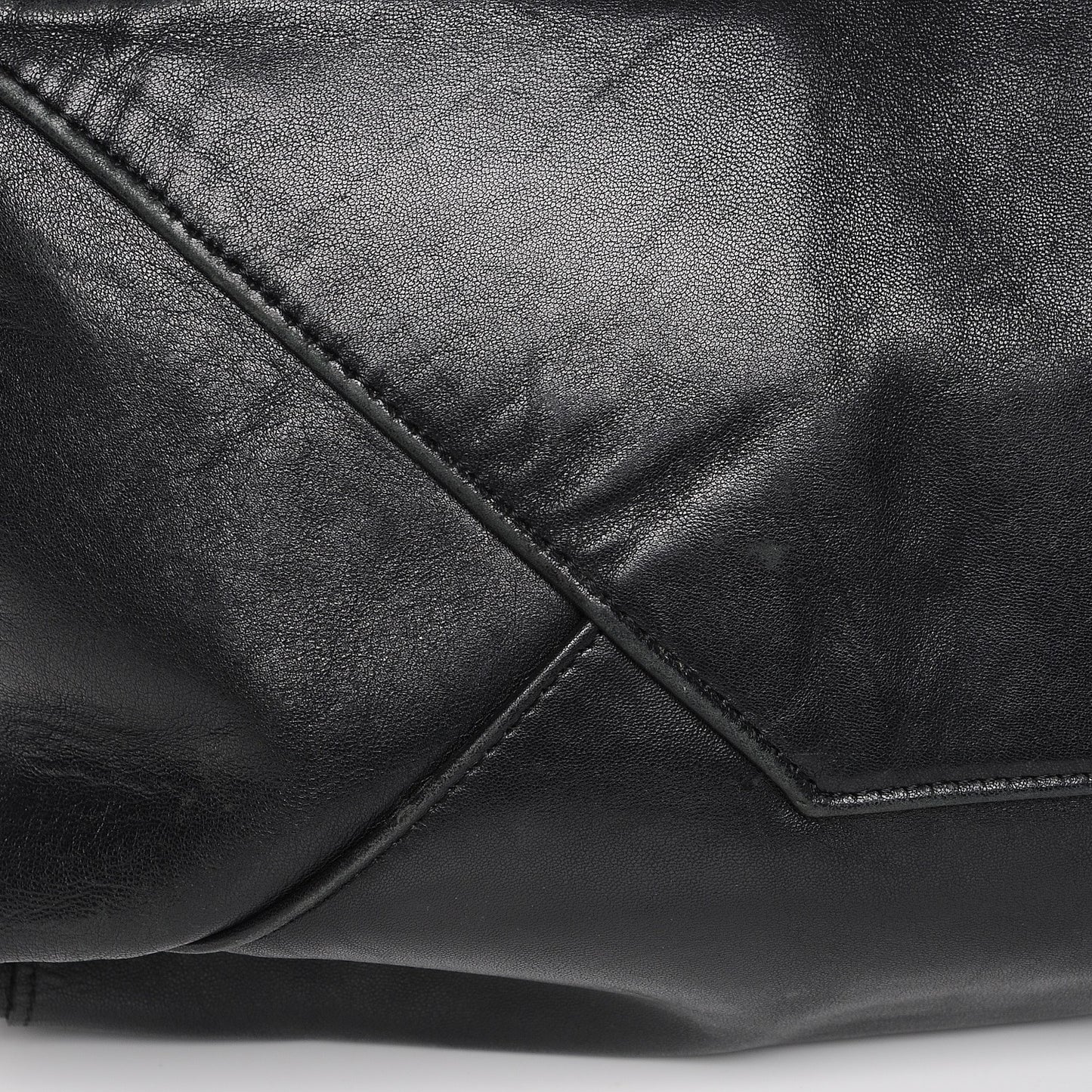 Lambskin Horizontal Cabas Black