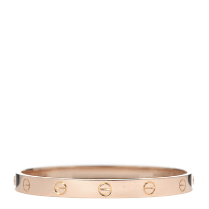 Cartier 18K Pink Gold LOVE Bracelet 17 3 of 6