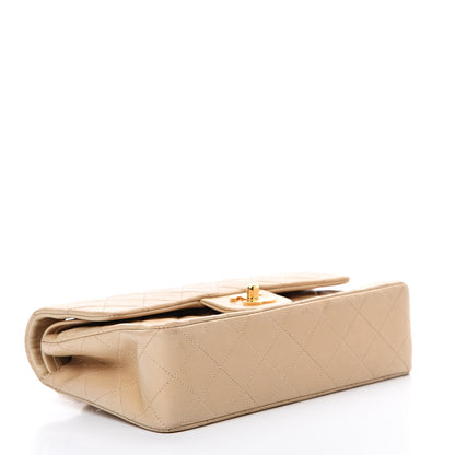 Chanel Lambskin Quilted Small Double Flap Beige 3 of 15