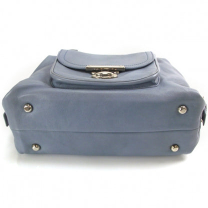 Marc Jacobs Leather Soft Satchel Cornflower 4 of 10
