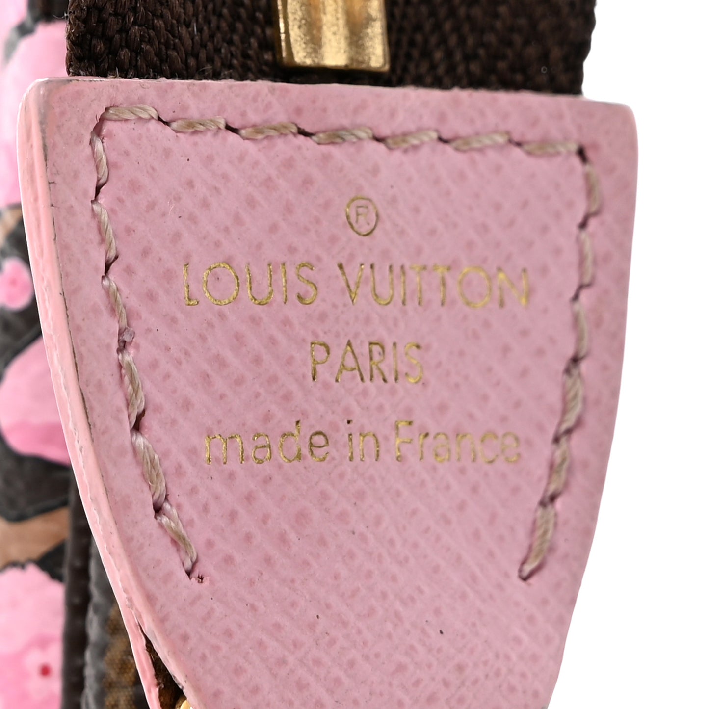 Monogram 2021 Christmas Animation Japanese Garden Mini Pochette Accessories Wisteria Pink