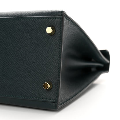 Hermes Epsom Kelly Sellier 28 Vert Cypress 10 of 13