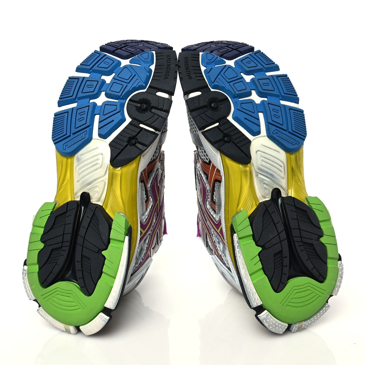 Mesh Rubber Mens Runner Sneakers 42 Multicolor