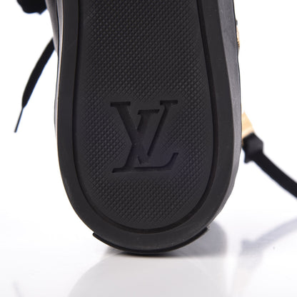 Louis Vuitton Calfskin Punchy Zipper High Top Sneakers 35.5 Black 6 of 8