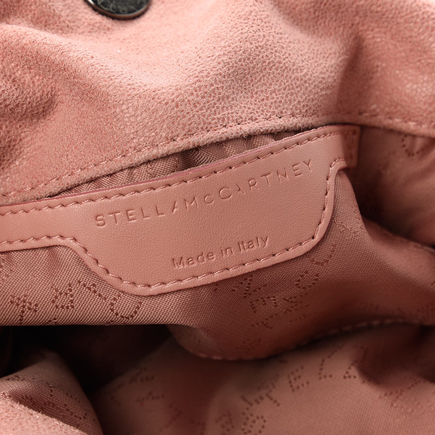 Shaggy Deer Mini Falabella Fold Over Tote Pink