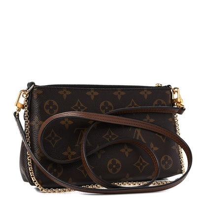 Louis Vuitton Monogram Pallas Clutch Black 3 of 15