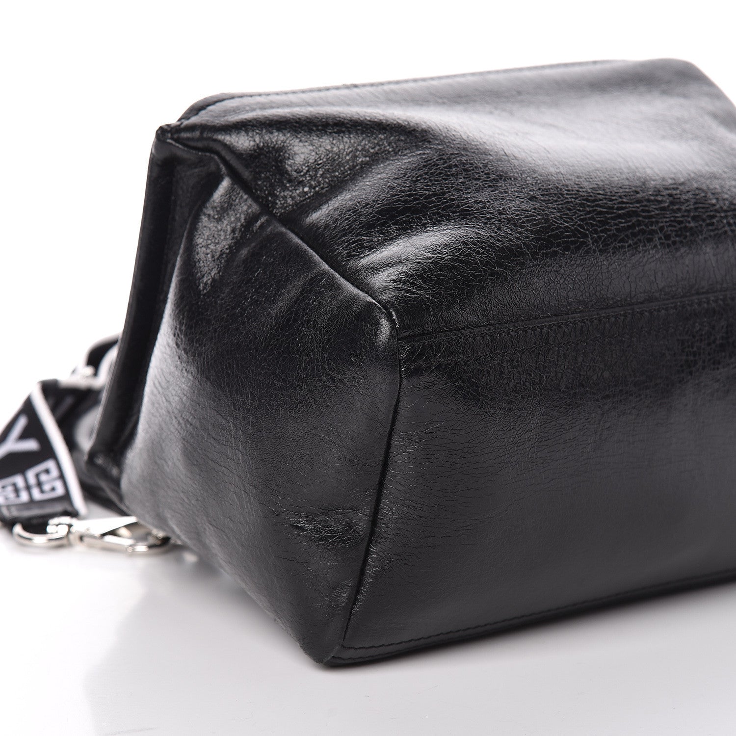 Givenchy Crackled Patent 4G Small Pandora Black 9 of 16